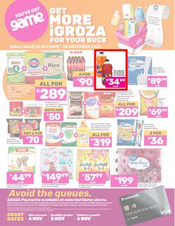 Game SASSA : Get More iGroza For Your Buck (24 October - 09 November 2025), page 1