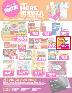 Game SASSA : Get More iGroza For Your Buck (24 October - 09 November 2025), page 1