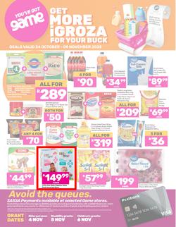 Game SASSA : Get More iGroza For Your Buck (24 October - 09 November 2025), page 1