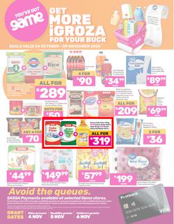 Game SASSA : Get More iGroza For Your Buck (24 October - 09 November 2025), page 1