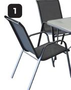 Terraceleisure Onyx Patio Textilene Chair