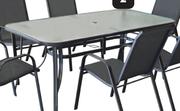 Terraceleisure Onyx Rectangular Table (Black)