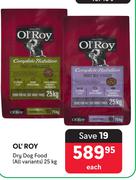 OL'Roy Dry Dog Food (All Variants)-25kg Each
