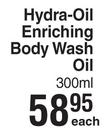 Hydra Oil Enriching Body Wash Oil-300ml Each