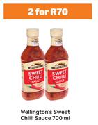 Wellington's Sweet Chilli Sauce-For 2 x 700ml