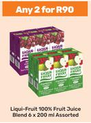 Liqui Fruit 100% Fruit Juice Blend Assorted-For 2 x 6 x 200ml
