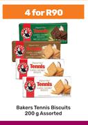 Bakers Tennis Biscuits Assorted-For 4 x 200g