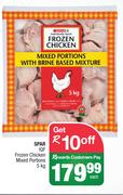 Spar IQF Frozen Chicken Mixed Portions-5Kg Each