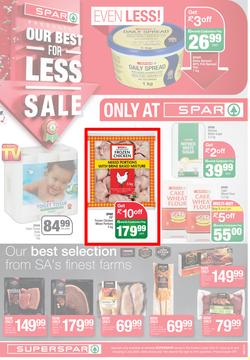 SUPERSPAR EASTERN CAPE : Our Best For Less Sale (21 June - 03 July 2022) | Valid In Bluewater Bay, Despatch, Gelvandale, Hunters Retreat, Mount Pleasant, Newton Park, Our, Sunridge, Waterfront, page 1