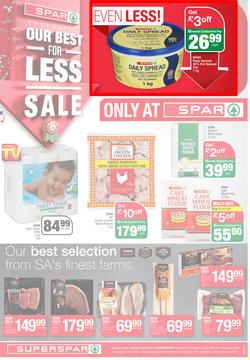 SUPERSPAR EASTERN CAPE : Our Best For Less Sale (21 June - 03 July 2022) | Valid In Bluewater Bay, Despatch, Gelvandale, Hunters Retreat, Mount Pleasant, Newton Park, Our, Sunridge, Waterfront, page 1