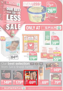 SUPERSPAR EASTERN CAPE : Our Best For Less Sale (21 June - 03 July 2022) | Valid In Bluewater Bay, Despatch, Gelvandale, Hunters Retreat, Mount Pleasant, Newton Park, Our, Sunridge, Waterfront, page 1
