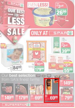 SUPERSPAR EASTERN CAPE : Our Best For Less Sale (21 June - 03 July 2022) | Valid In Bluewater Bay, Despatch, Gelvandale, Hunters Retreat, Mount Pleasant, Newton Park, Our, Sunridge, Waterfront, page 1
