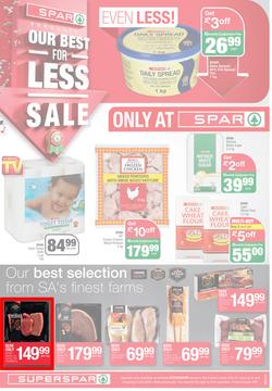 SUPERSPAR EASTERN CAPE : Our Best For Less Sale (21 June - 03 July 2022) | Valid In Bluewater Bay, Despatch, Gelvandale, Hunters Retreat, Mount Pleasant, Newton Park, Our, Sunridge, Waterfront, page 1