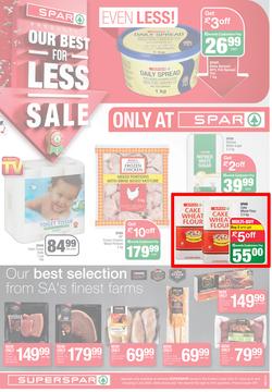 SUPERSPAR EASTERN CAPE : Our Best For Less Sale (21 June - 03 July 2022) | Valid In Bluewater Bay, Despatch, Gelvandale, Hunters Retreat, Mount Pleasant, Newton Park, Our, Sunridge, Waterfront, page 1