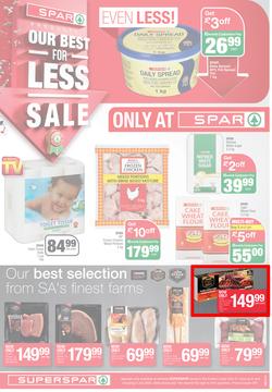SUPERSPAR EASTERN CAPE : Our Best For Less Sale (21 June - 03 July 2022) | Valid In Bluewater Bay, Despatch, Gelvandale, Hunters Retreat, Mount Pleasant, Newton Park, Our, Sunridge, Waterfront, page 1