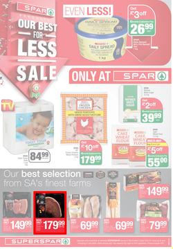 SUPERSPAR EASTERN CAPE : Our Best For Less Sale (21 June - 03 July 2022) | Valid In Bluewater Bay, Despatch, Gelvandale, Hunters Retreat, Mount Pleasant, Newton Park, Our, Sunridge, Waterfront, page 1