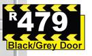 Internal Black/Grey Door