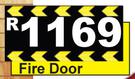 Horiz. Okume Fire Door 32409/32255