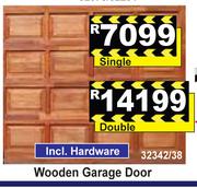 Wooden Garage Door Single 32342/38