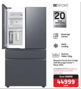 Samsung 630L Bespoke French Door Fridge With Beverage Center Black RF29BB8600MT/FA