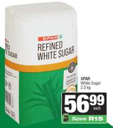Spar White Sugar-2.5Kg Each
