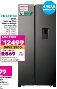 Hisense 508L Side By Side Freezer Fridge H670SIT-WD