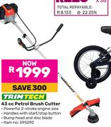 0Trimtech 43cc Petrol Brush Cutter