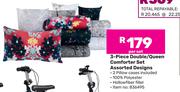 3 Piece Double/Queen Comforter Set Assorted Designs-Per Set