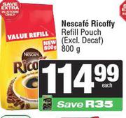 Nescafe Ricoffy Refill Pouch-800g Each