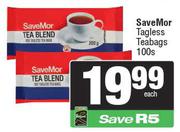 SaveMor Tagless Teabags-100s Pack