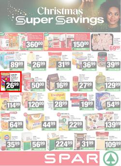 SPAR & SUPERSPAR Western Cape : Christmas Super Savings (24 November - 07 December 2025), page 1