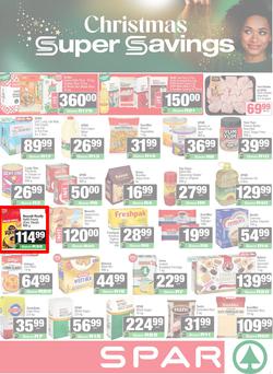 SPAR & SUPERSPAR Western Cape : Christmas Super Savings (24 November - 07 December 2025), page 1