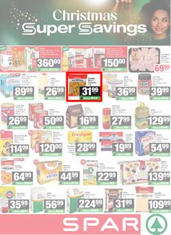 SPAR & SUPERSPAR Western Cape : Christmas Super Savings (24 November - 07 December 2025), page 1