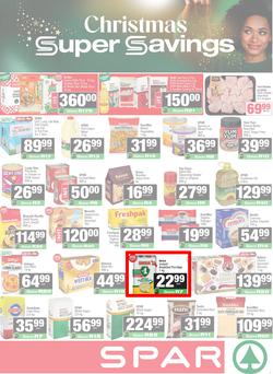 SPAR & SUPERSPAR Western Cape : Christmas Super Savings (24 November - 07 December 2025), page 1