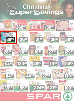 SPAR & SUPERSPAR Western Cape : Christmas Super Savings (24 November - 07 December 2025), page 1
