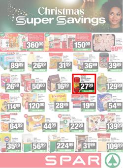 SPAR & SUPERSPAR Western Cape : Christmas Super Savings (24 November - 07 December 2025), page 1