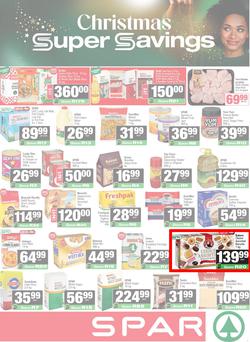 SPAR & SUPERSPAR Western Cape : Christmas Super Savings (24 November - 07 December 2025), page 1