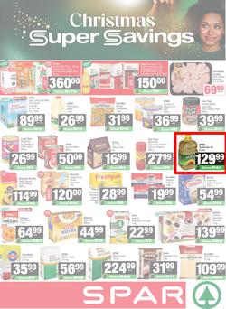 SPAR & SUPERSPAR Western Cape : Christmas Super Savings (24 November - 07 December 2025), page 1