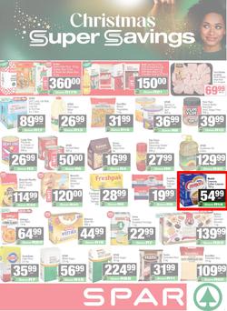 SPAR & SUPERSPAR Western Cape : Christmas Super Savings (24 November - 07 December 2025), page 1