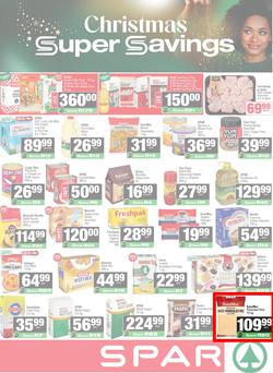 SPAR & SUPERSPAR Western Cape : Christmas Super Savings (24 November - 07 December 2025), page 1