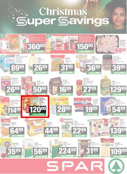 SPAR & SUPERSPAR Western Cape : Christmas Super Savings (24 November - 07 December 2025), page 1