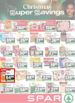 SPAR & SUPERSPAR Western Cape : Christmas Super Savings (24 November - 07 December 2025), page 1