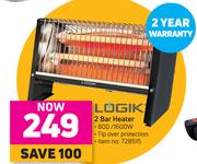 Logik 2 Bar Heater