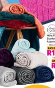 Always Home 150 x 180cm Mink Flannel Blankets-For Any 2