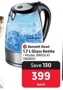 Bennett Read 1.7Ltr Glass Kettle BRKGLA1