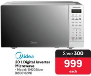 Midea 20Ltr Digital Inverter Microwave EM20Silver