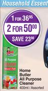 Home Butler All Purpose Cleaner-For 2 x 400 ml 