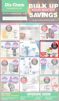 Dis-Chem : Bulk Up Your Winter Savings (16 May - 09 June 2024), page 1