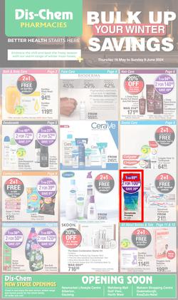Dis-Chem : Bulk Up Your Winter Savings (16 May - 09 June 2024), page 1