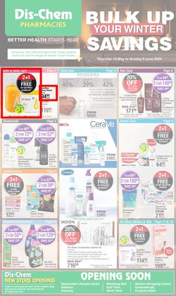Dis-Chem : Bulk Up Your Winter Savings (16 May - 09 June 2024), page 1